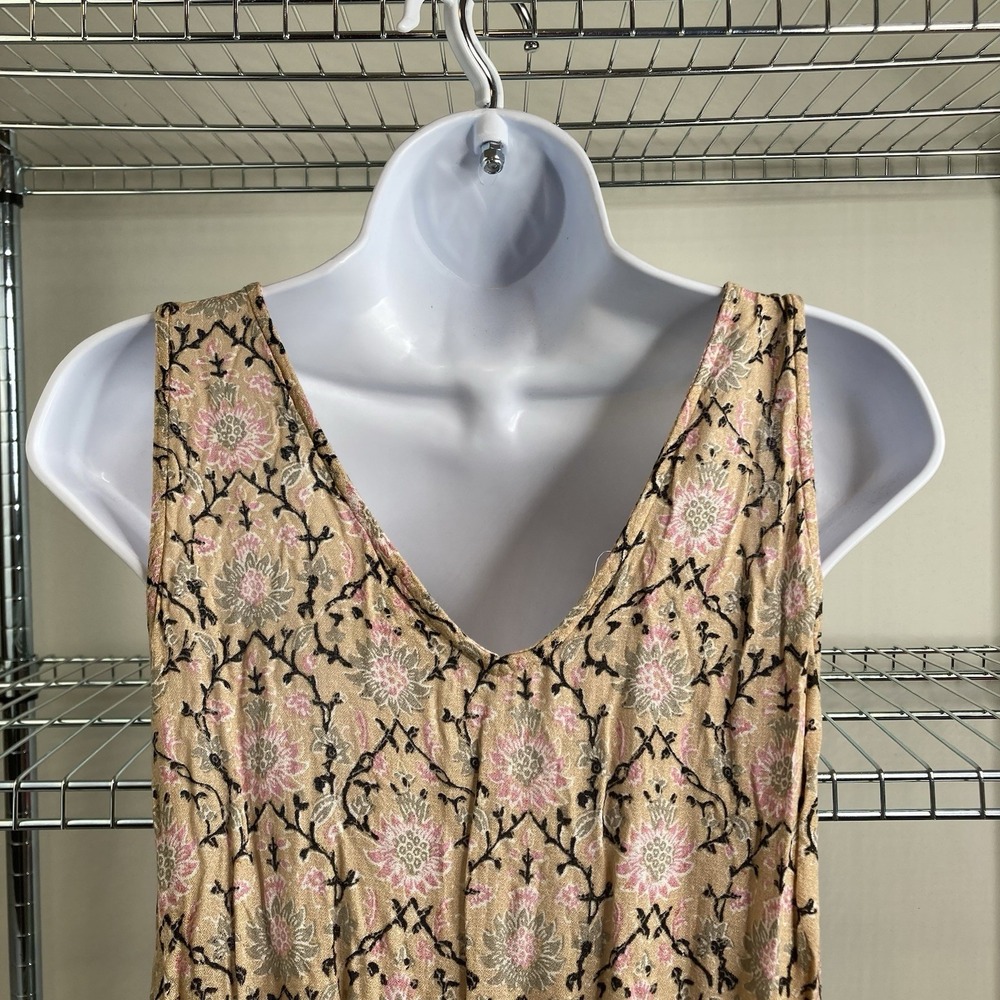 Lucky Brand Women's Floral Boho Maxi Dress Size S Boho Hippie Festival Flowy - Picture 11 of 12